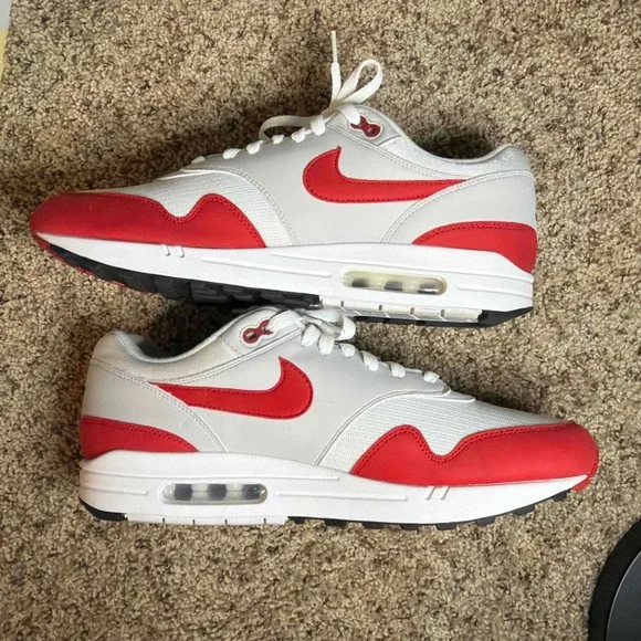 Nike Air Max 1 OG Anniversary 'Red' 2017 - Picture 2 of 6